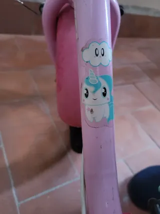 Bici infantil niña rosa B'TWIN.