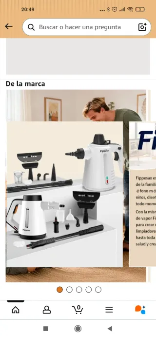 Limpiador a Vapor Multifunción