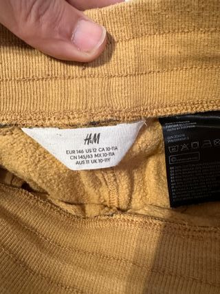 Lote 4 pantalones deportivos niño 11-12 años