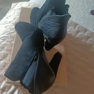 Botines Fosco Piel Negro Talla 37