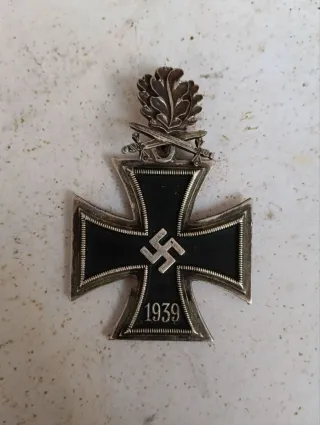 Cruz de Hierro con hojas roble 2ª Guerra Mundial