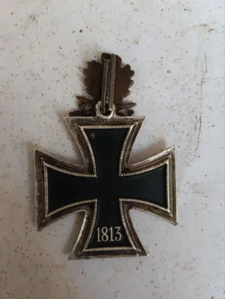 Cruz de Hierro con hojas roble 2ª Guerra Mundial