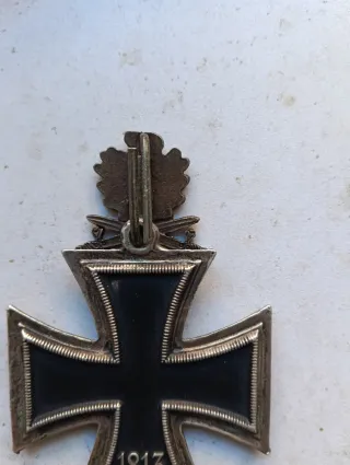 Cruz de Hierro con hojas roble 2ª Guerra Mundial