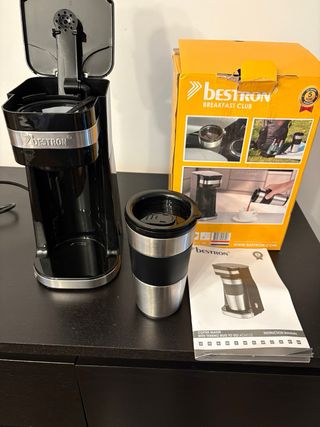 Cafetera Bestron con termo