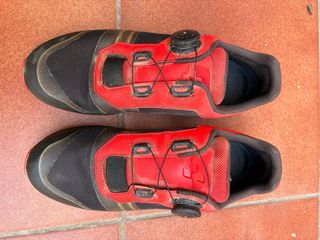 Zapatillas MTB Ciclismo Rojo/Negro