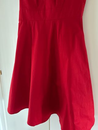 Vestido Rojo Estilo Retro Talla 40