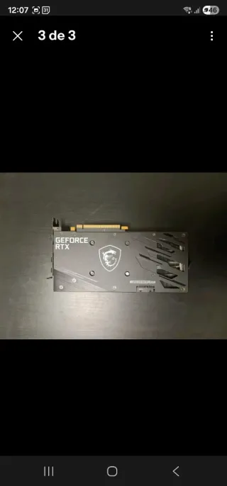 MSI RTX 3060 12GB Gaming X Tarjeta Gráfica