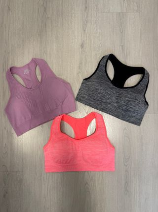Conjunto 3 Tops Deportivos Talla S