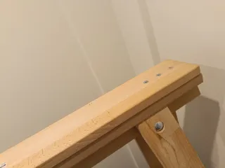 DOS Caballetes IKEA Madera