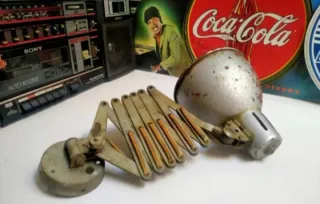 Lámpara Flexo Metal Acordeón Vintage