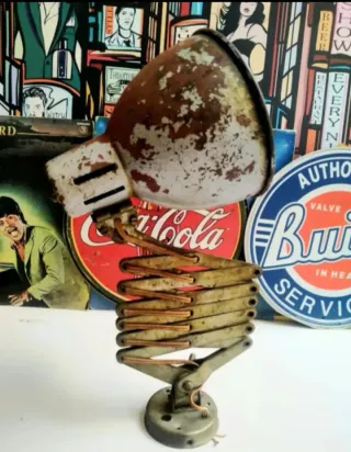 Lámpara Flexo Metal Acordeón Vintage