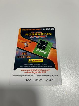 Cromo Panini Extra Gold Mbappé Real Madrid