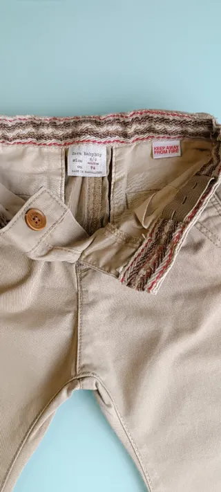 Pantalón niño Zara Kids beige