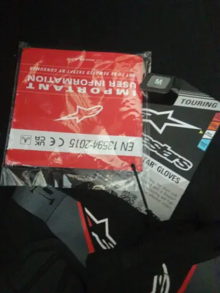 Guantes Moto Alpinestars Corozal V2 Negros