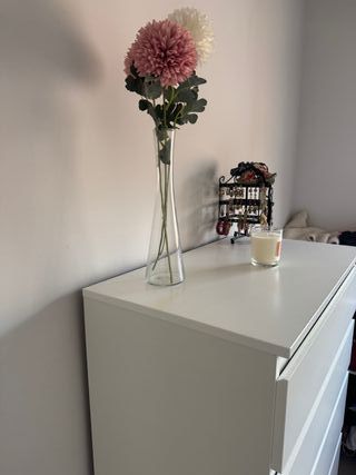 Cómoda Ikea KULLEN 5 cajones blanca 112x70x40cm