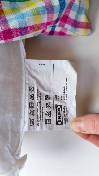 Cojín largo estampado Ikea