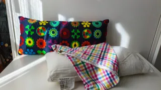 Cojín largo estampado Ikea