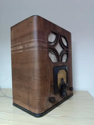 Radio Philips Antigua Madera