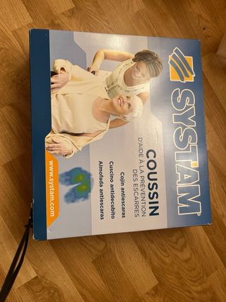 Cojín Antiescaras Systam Negro/Naranja