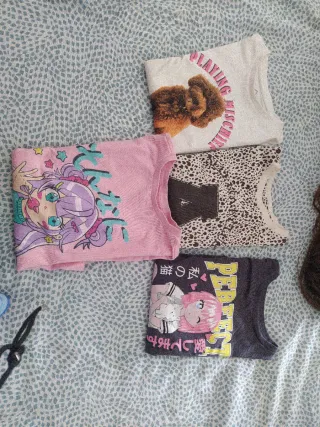 Camisetas manga larga 4-7 años