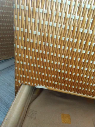 Baúl de mimbre con cajón