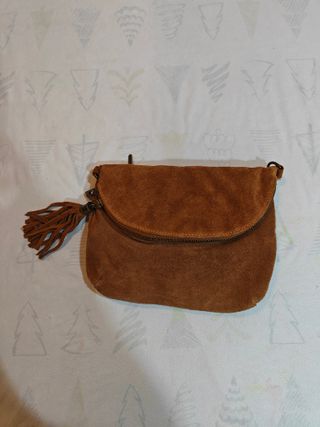 Bolso Piel Firenzeartegiani Flecos Marrón