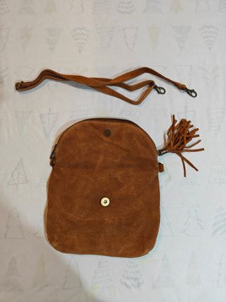 Bolso Piel Firenzeartegiani Flecos Marrón