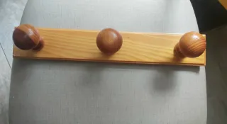 Perchero madera pino macizo