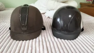 Casco de equitación Fouganza marrón