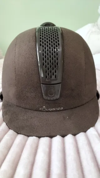 Casco de equitación Fouganza marrón