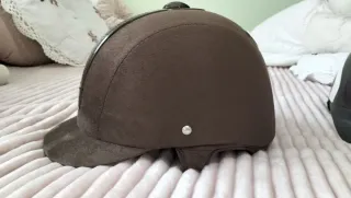 Casco de equitación Fouganza marrón