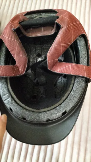 Casco de equitación Fouganza marrón