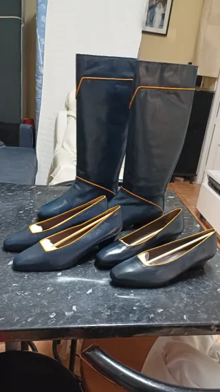 Botas y Zapatos Talla 37 Azul