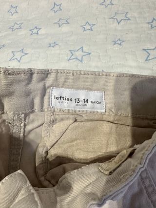 Lote 2 pantalones cortos niños 13-14 años