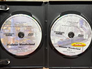 2 DVD Miniatur Wunderland Hamburgo maqueta trenes