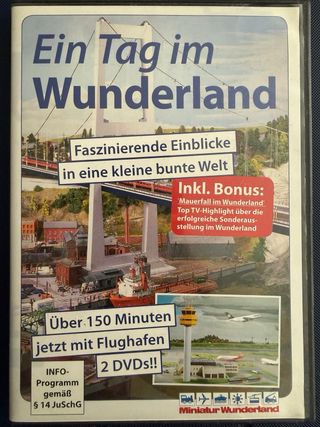 2 DVD Miniatur Wunderland Hamburgo maqueta trenes