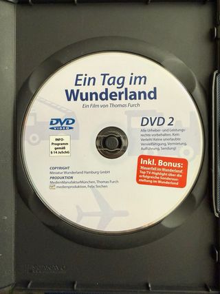 2 DVD Miniatur Wunderland Hamburgo maqueta trenes