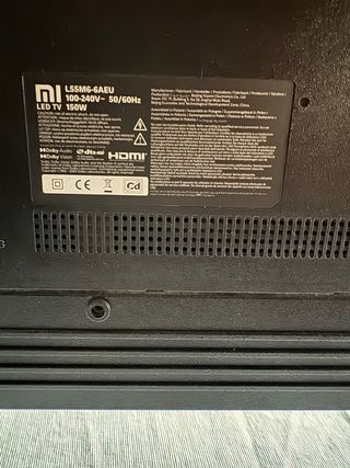 Mi TV P1 55″ Negro - Televisor Negro