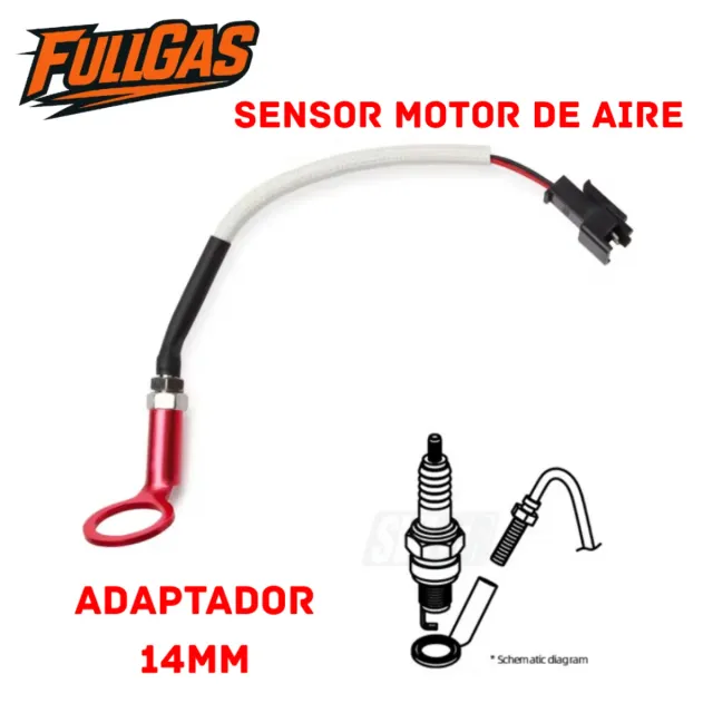 ADAPTADOR SENSOR DE BUJIA M14 MARCADOR KOSO