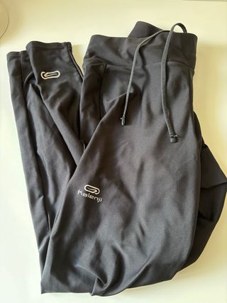 Mallas running mujer Kalenji negras