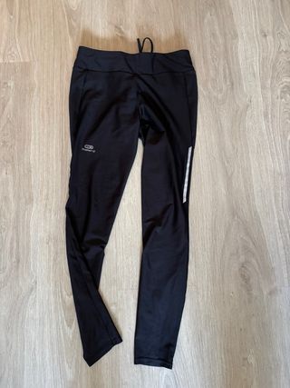 Mallas running mujer Kalenji negras