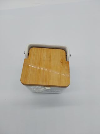 Quid Arizona Azucarero Cerámico 10x10x11cm Porcelana Material 100% Saludable