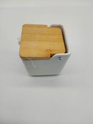 Quid Arizona Azucarero Cerámico 10x10x11cm Porcelana Material 100% Saludable