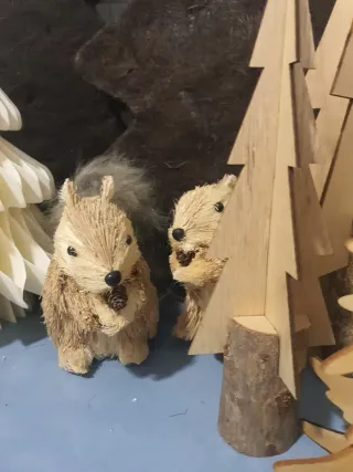 Decoración Escaparate: Animales y Árboles