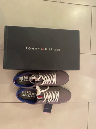 Sneakers Tommy Hilfiger Uomo Grigio Blu