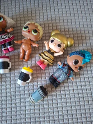 Lote 7 Muñecas LOL con Accesorios