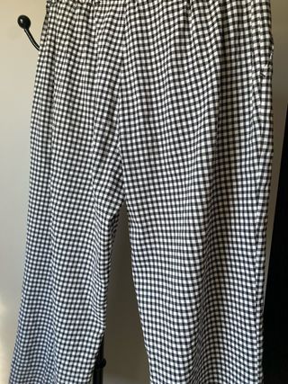 Pantalón holgado recto,L