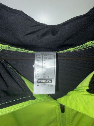 Cortavientos Ciclismo Van Rysel Neón