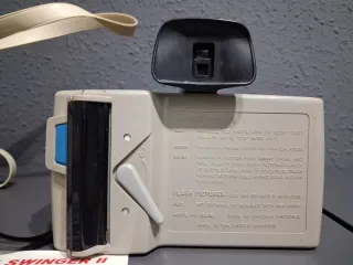 Polaroid Swinger II vintage+funda+flash+manual