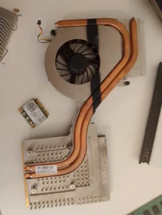 Lote piezas PC: Placa, HDD, RAM, Fuente